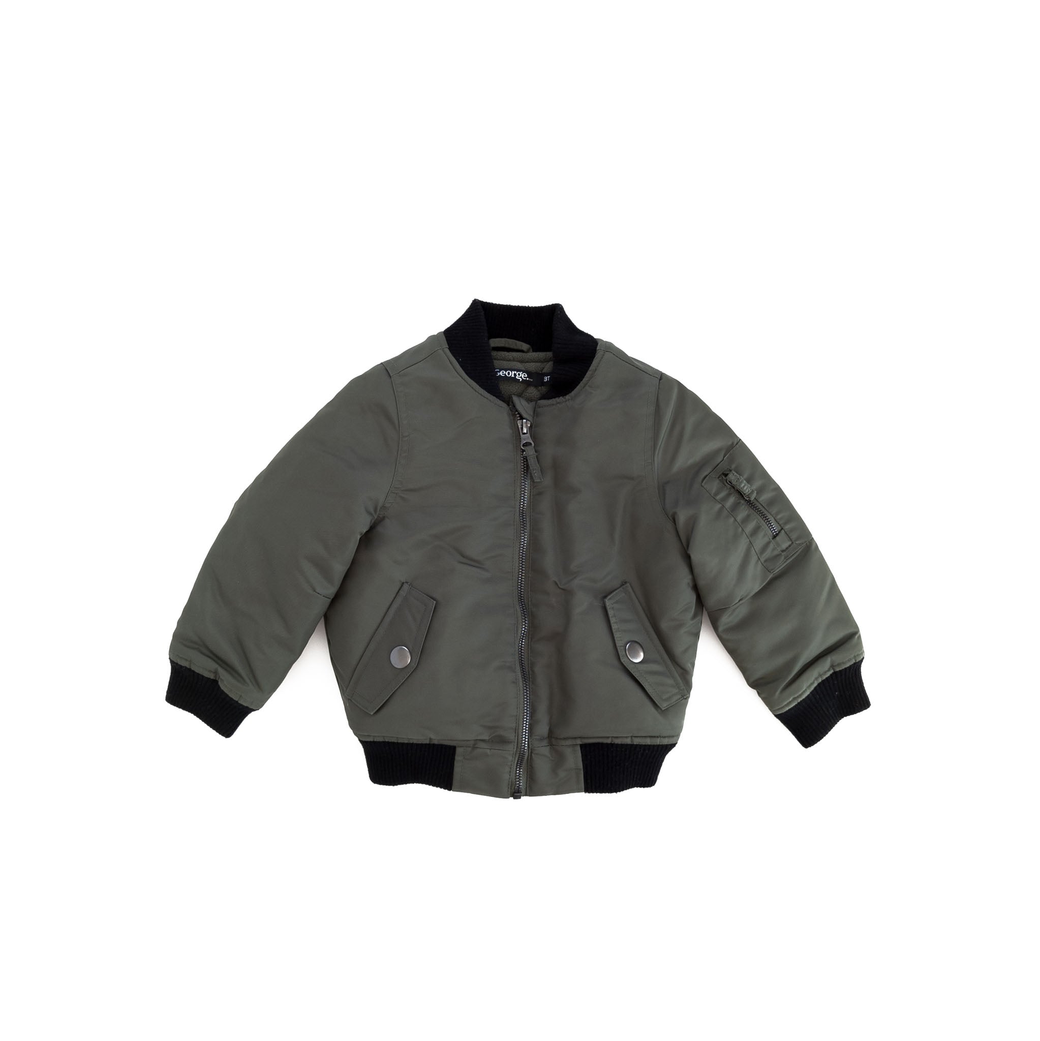 Boys black clearance bomber jacket