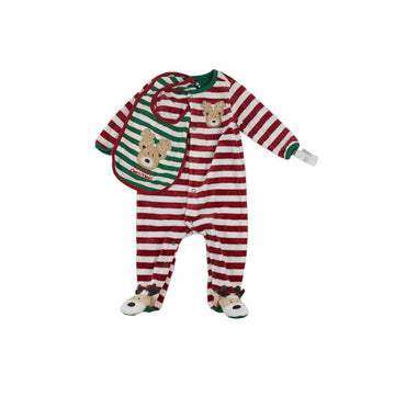 Children's Place sleeper + bib 6-9m