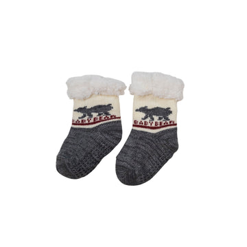 Baby Bear slipper socks 0-6m