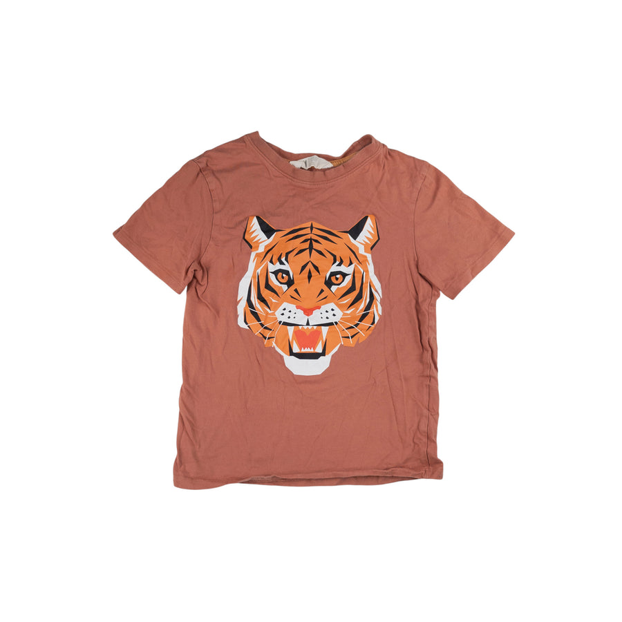 H&M t-shirt 6-8 (tiger)