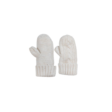 Old Navy mittens 12-24m (cream)