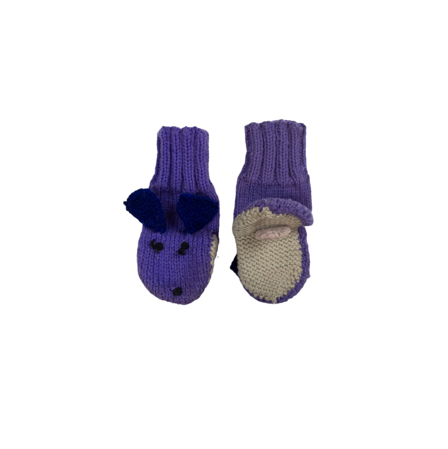 Hand made mittens 12-24m