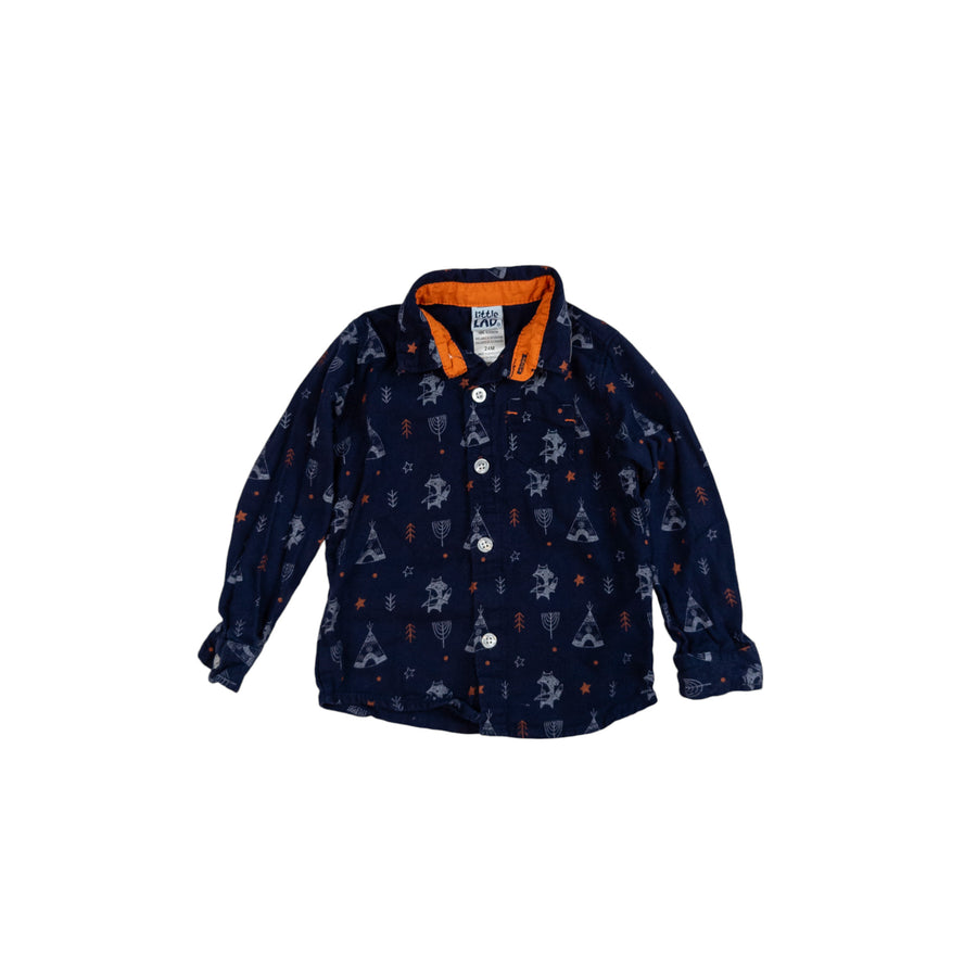 Little Lad long sleeve shirt 24m