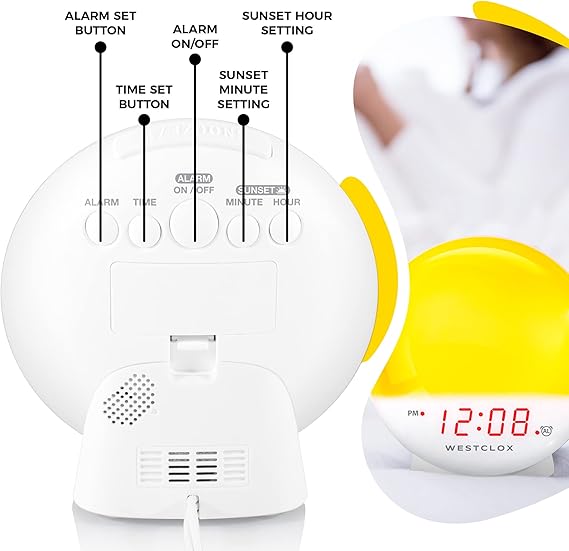 Westclox sunrise alarm clock