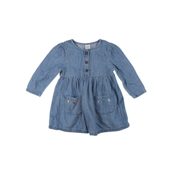 Old Navy dress 6-12m (chambray)