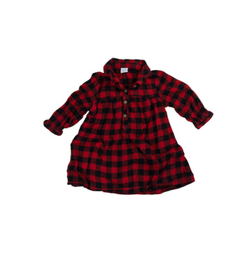 Old Navy dress 6-12m (plaid)