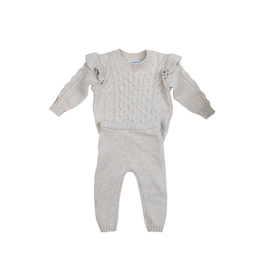 Old Navy knit set 6-12m