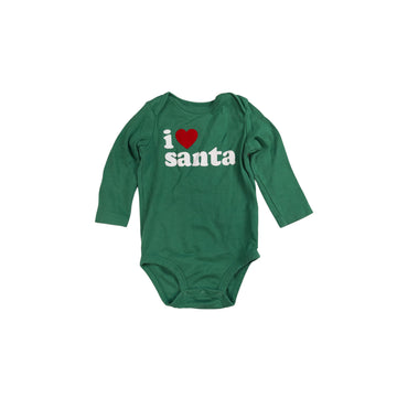 Carter's long sleeve 9m (i ❤️ santa)