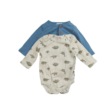 Rabbit + Bear long sleeves 6-9m