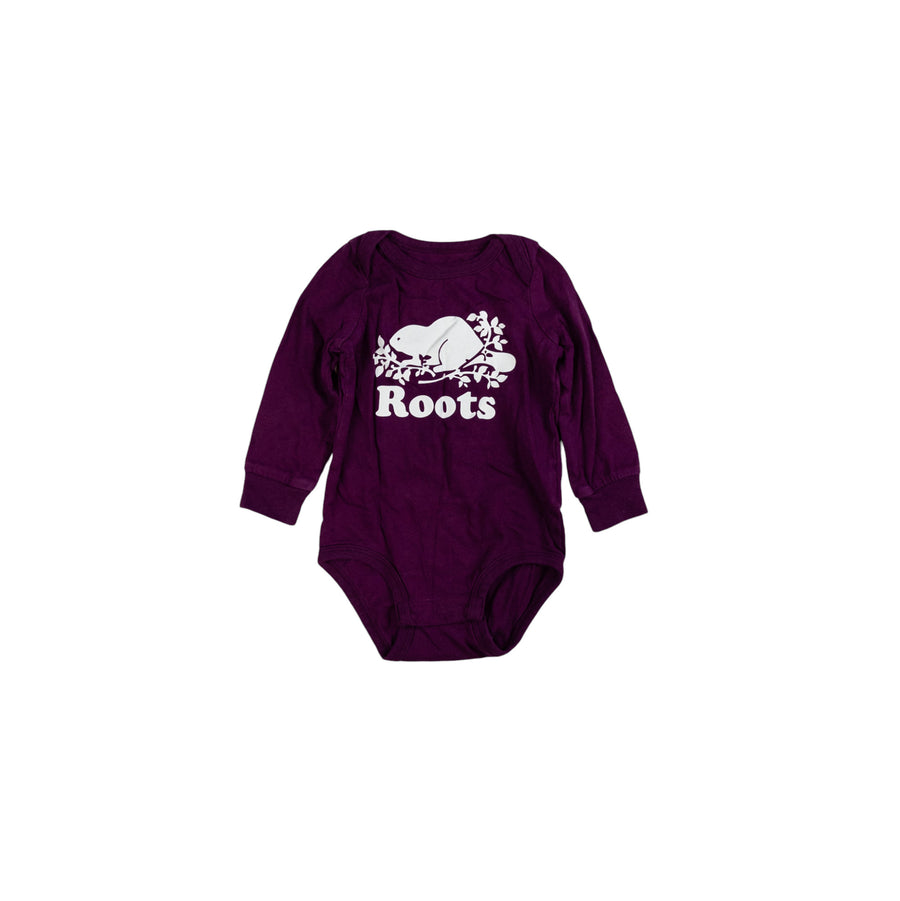 Roots long sleeve 3-6m (purple)