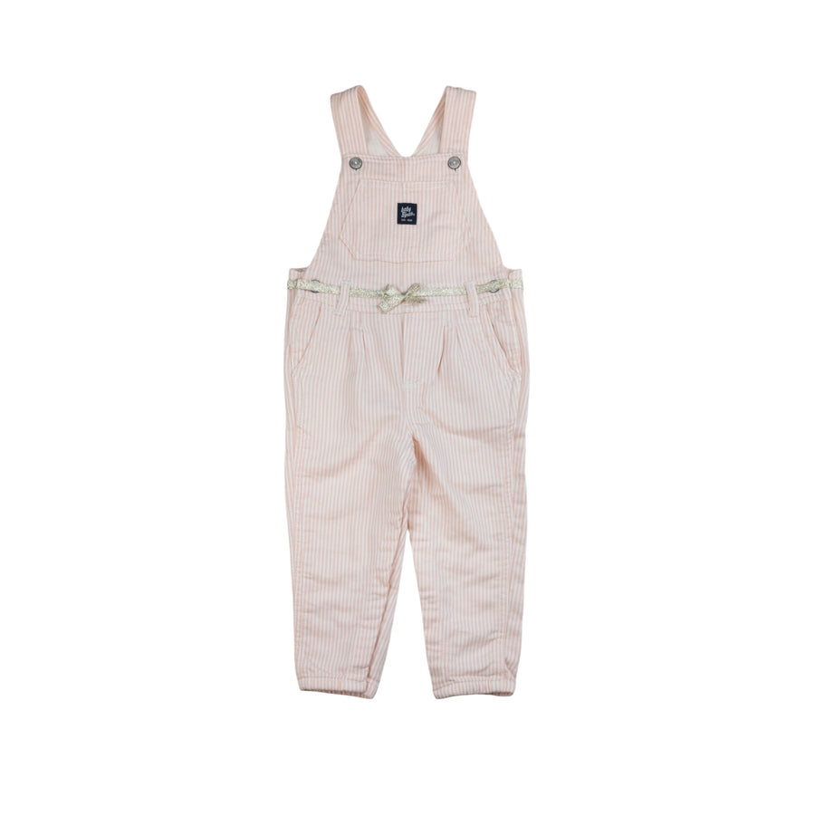 Oshkosh overalls 24m (pink stripe)