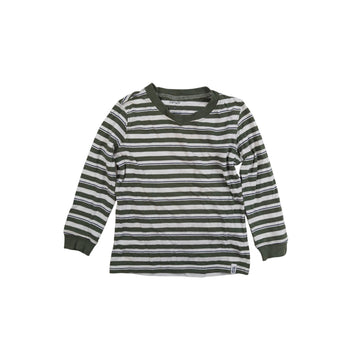 Carter's long sleeve 3 (green stripe)