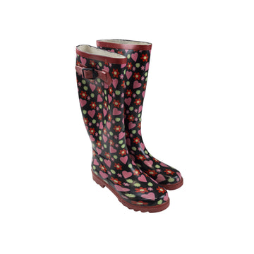 Hearts & Flowers rain boots 4