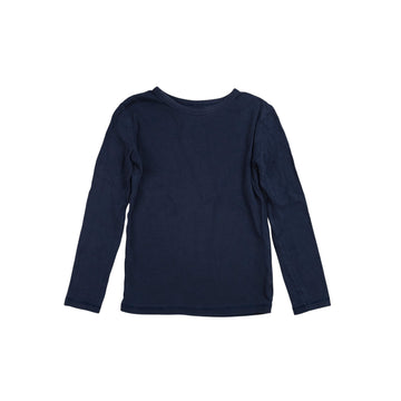 H&M long sleeve 6-8 (navy)